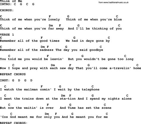 think of me lyrics|think of me text.